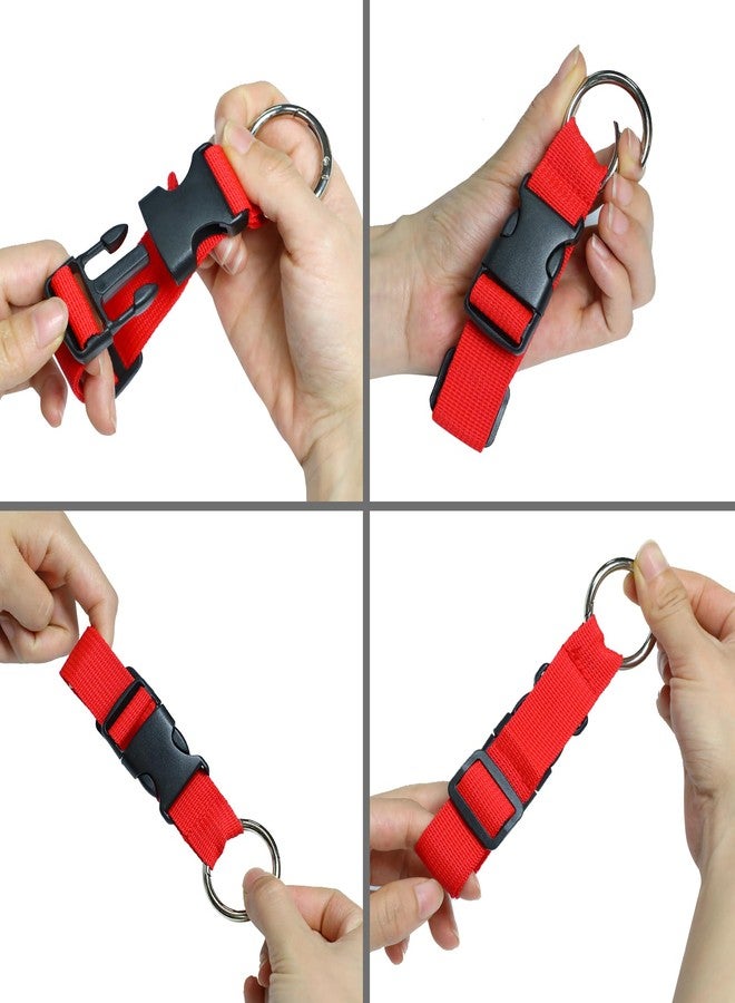 Gabrella 4 Pcs Travel Suitcase Strap, Luggage Nylon Straps Suitcase Belts to Attach Suitcase Bum Bag Extender Strap, Adjustable Strap for Bags - Image 3